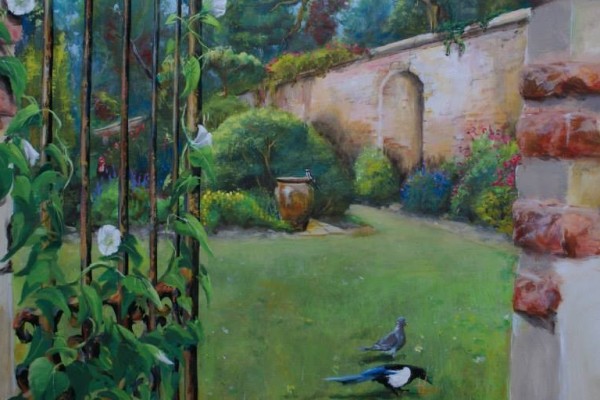 Romantische Engelse tuin